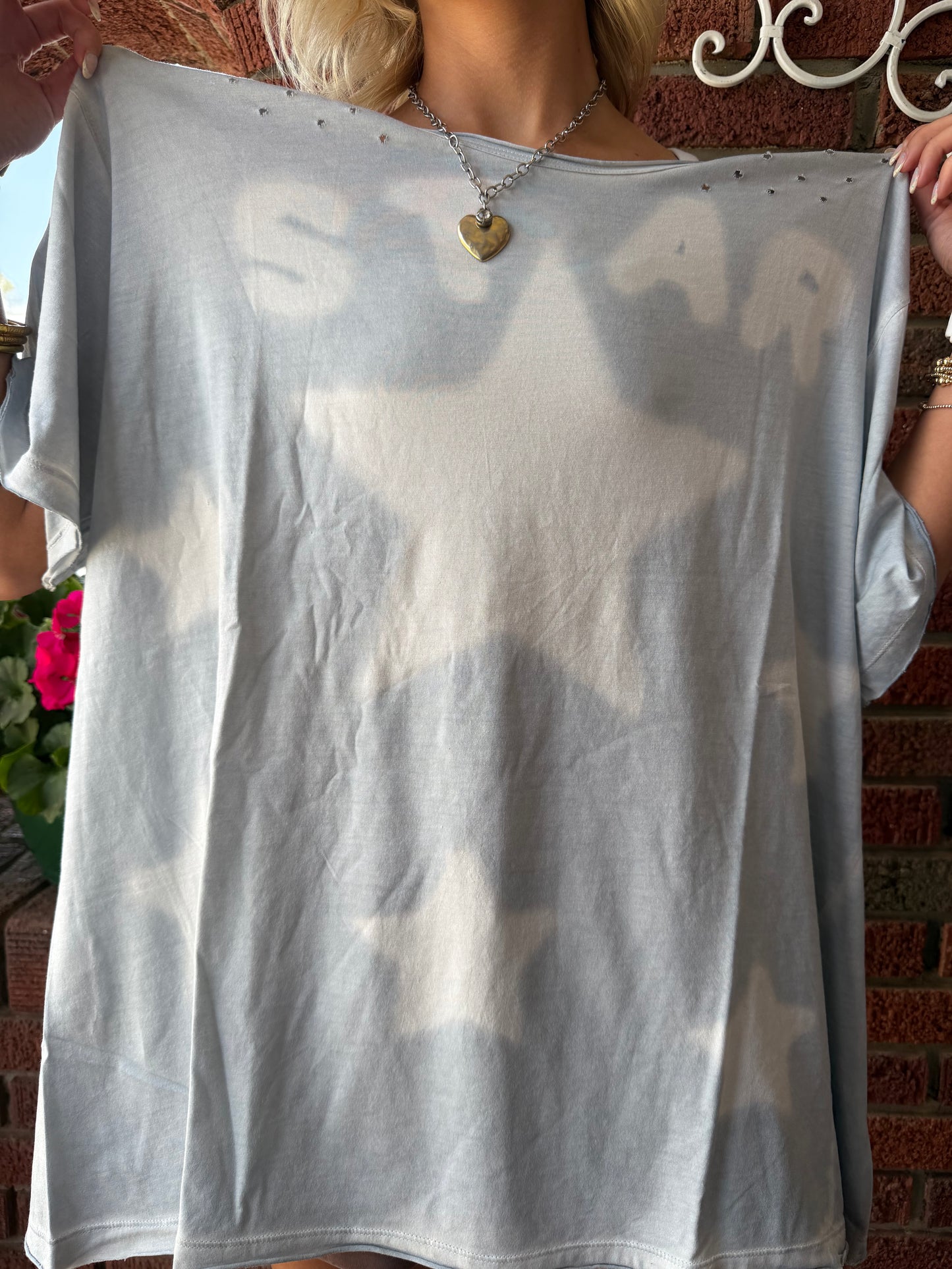 Paperlace Blue Star tee
