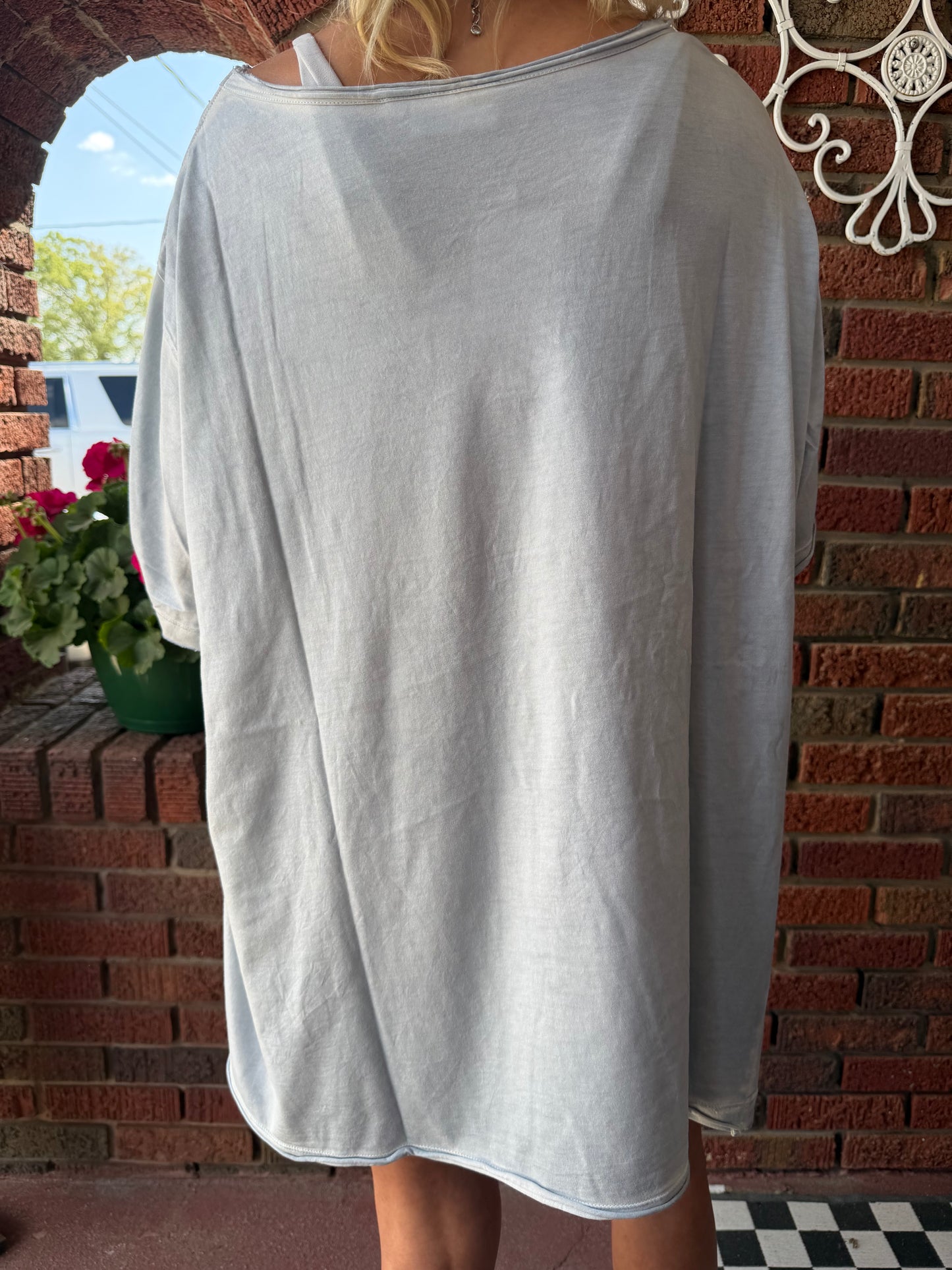 Paperlace Blue Star tee
