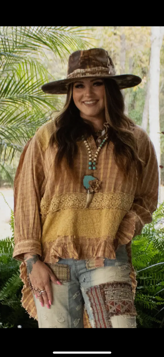 Jaded Gypsy Prairie Kiss Top