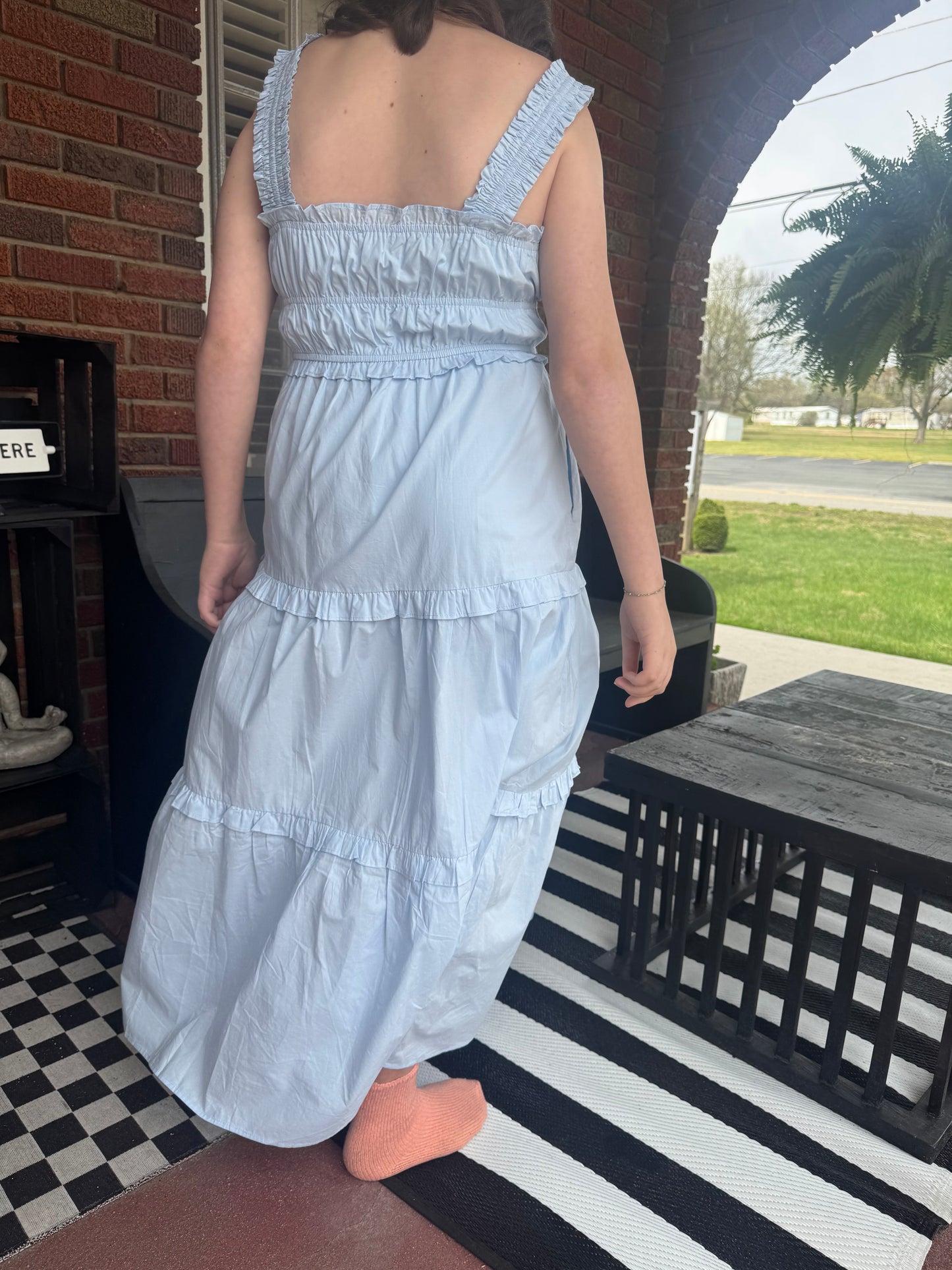 Dress sky blue
