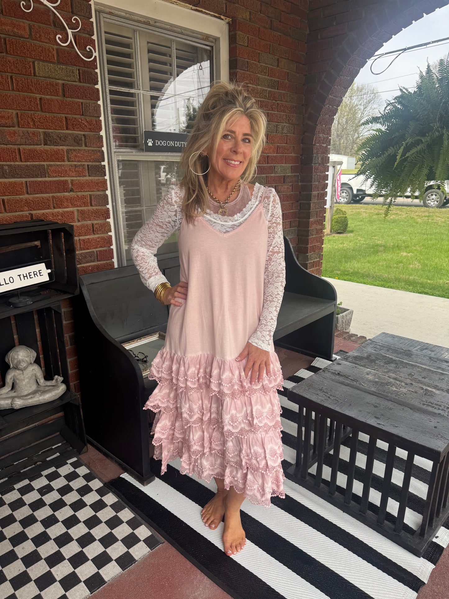Lace Vintage Layer Shirt