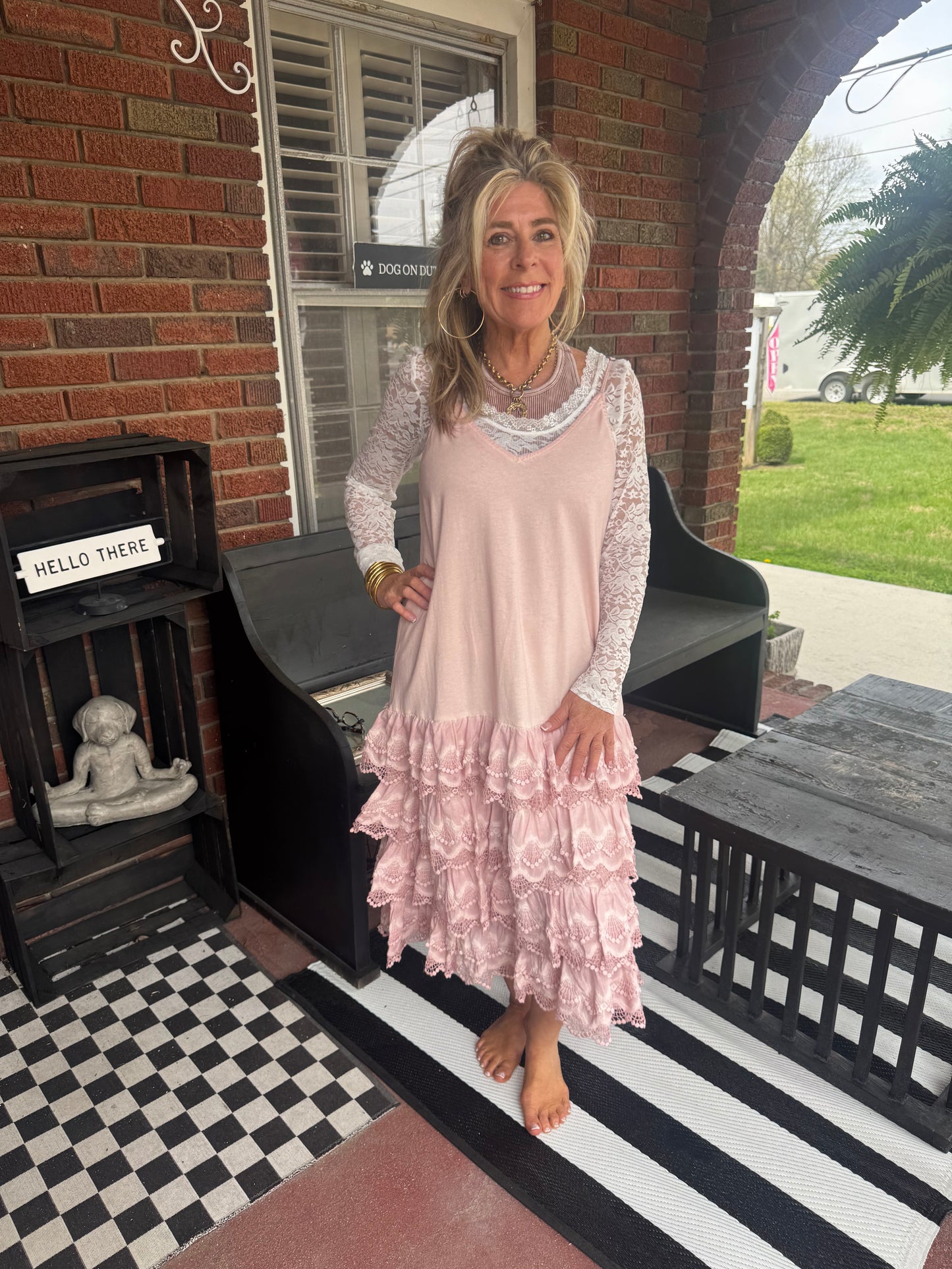 Lace Vintage Layer Shirt