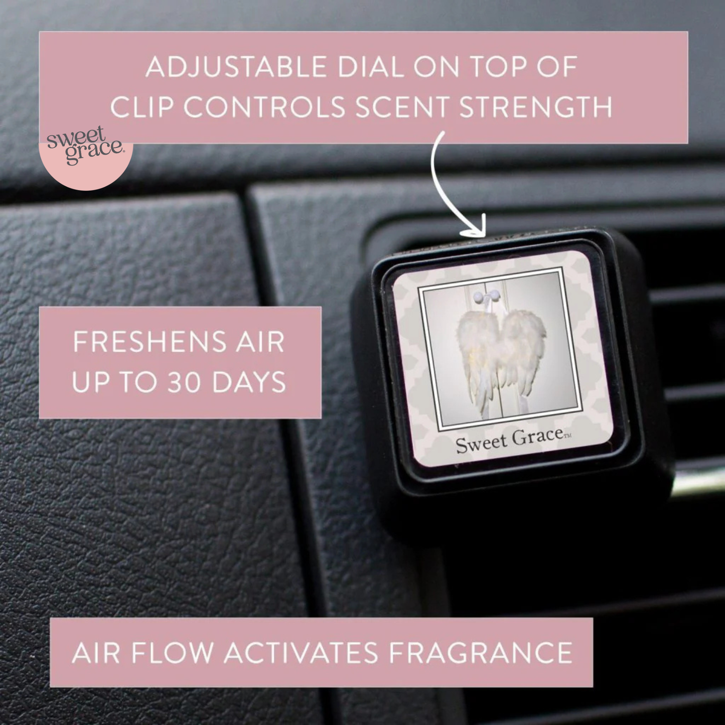 Sweet Grace Auto Vent Clip