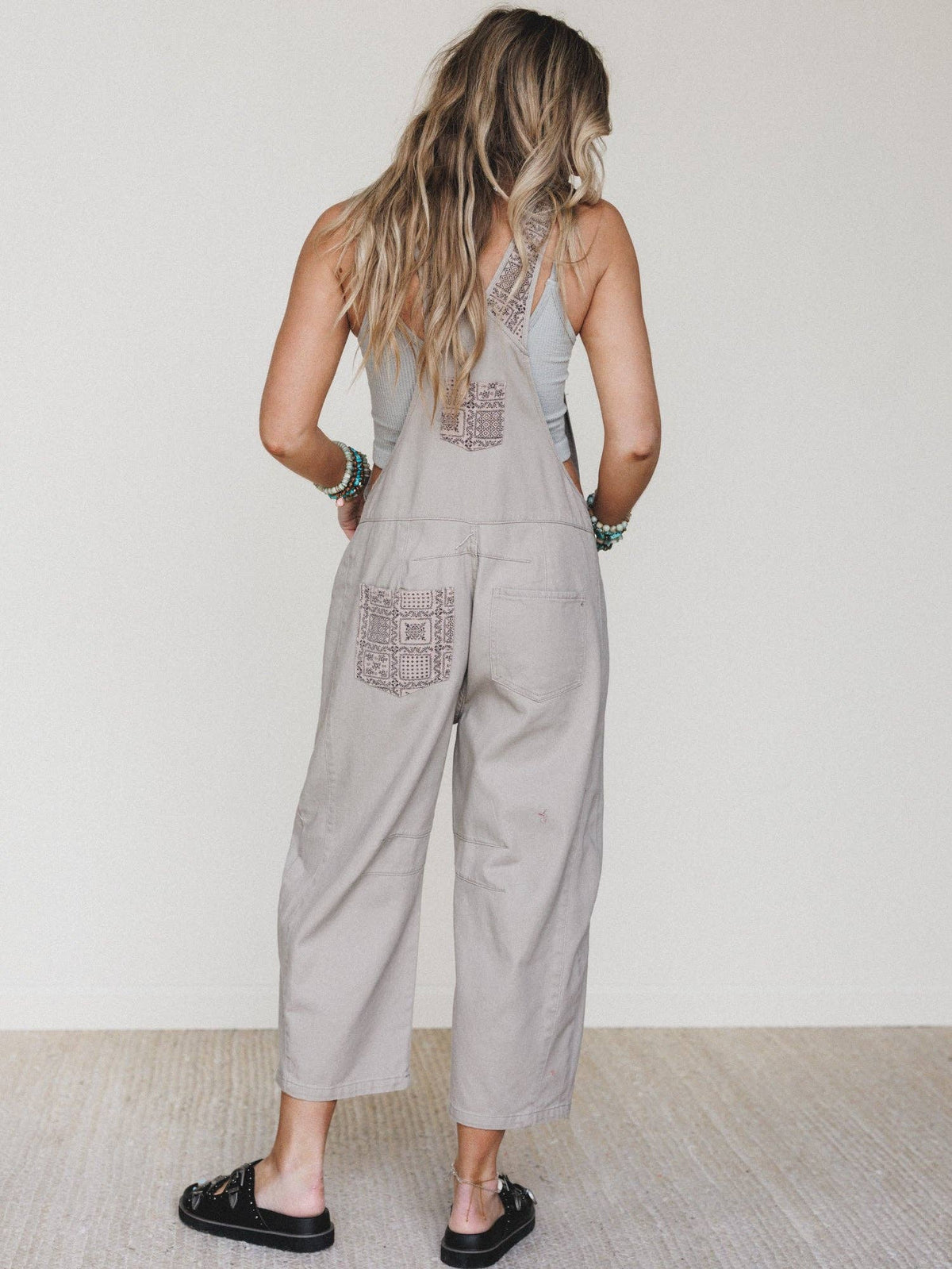 Easy Sunday Overalls - Taupe