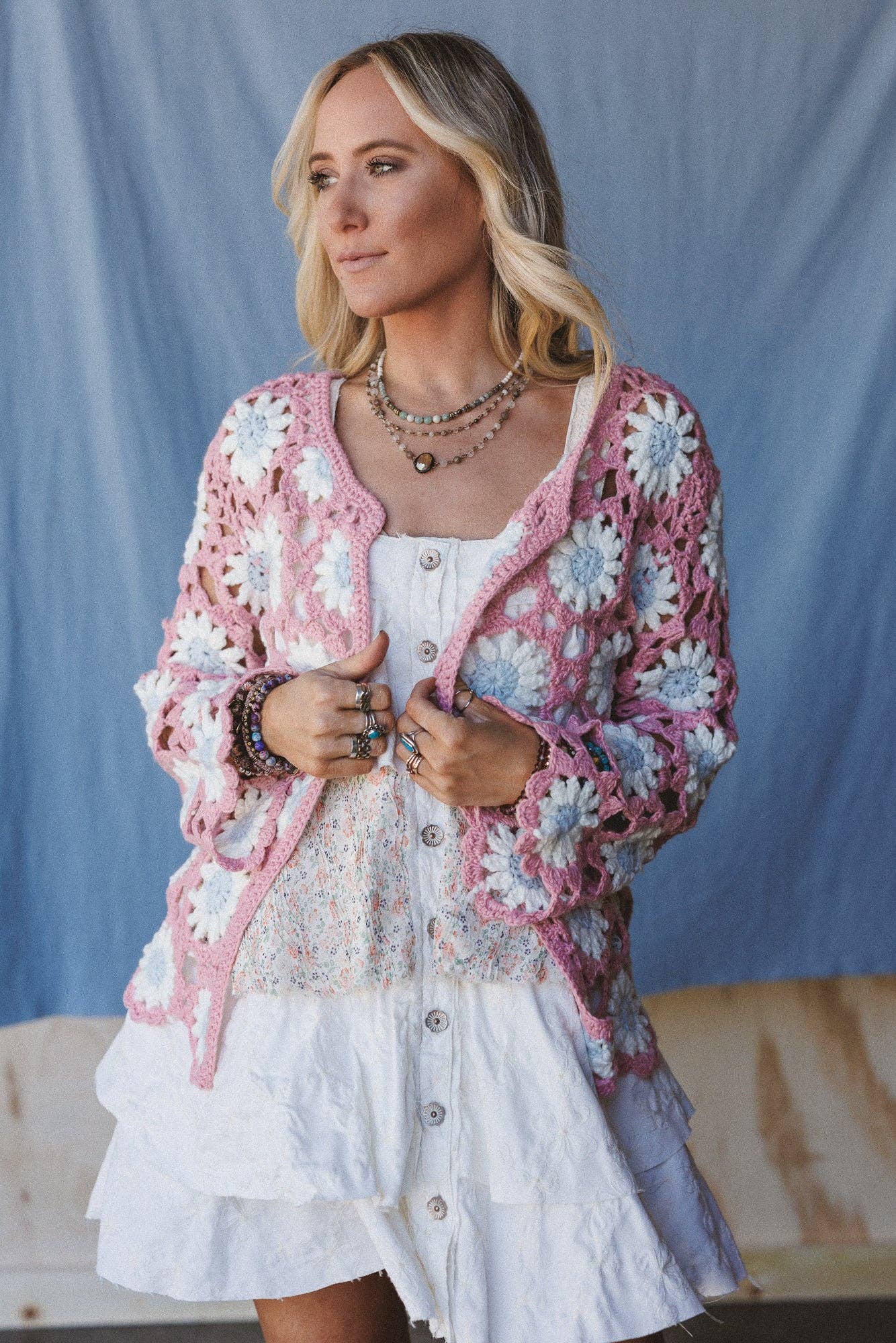 Wild And Dreamy Cardigan - Mauve