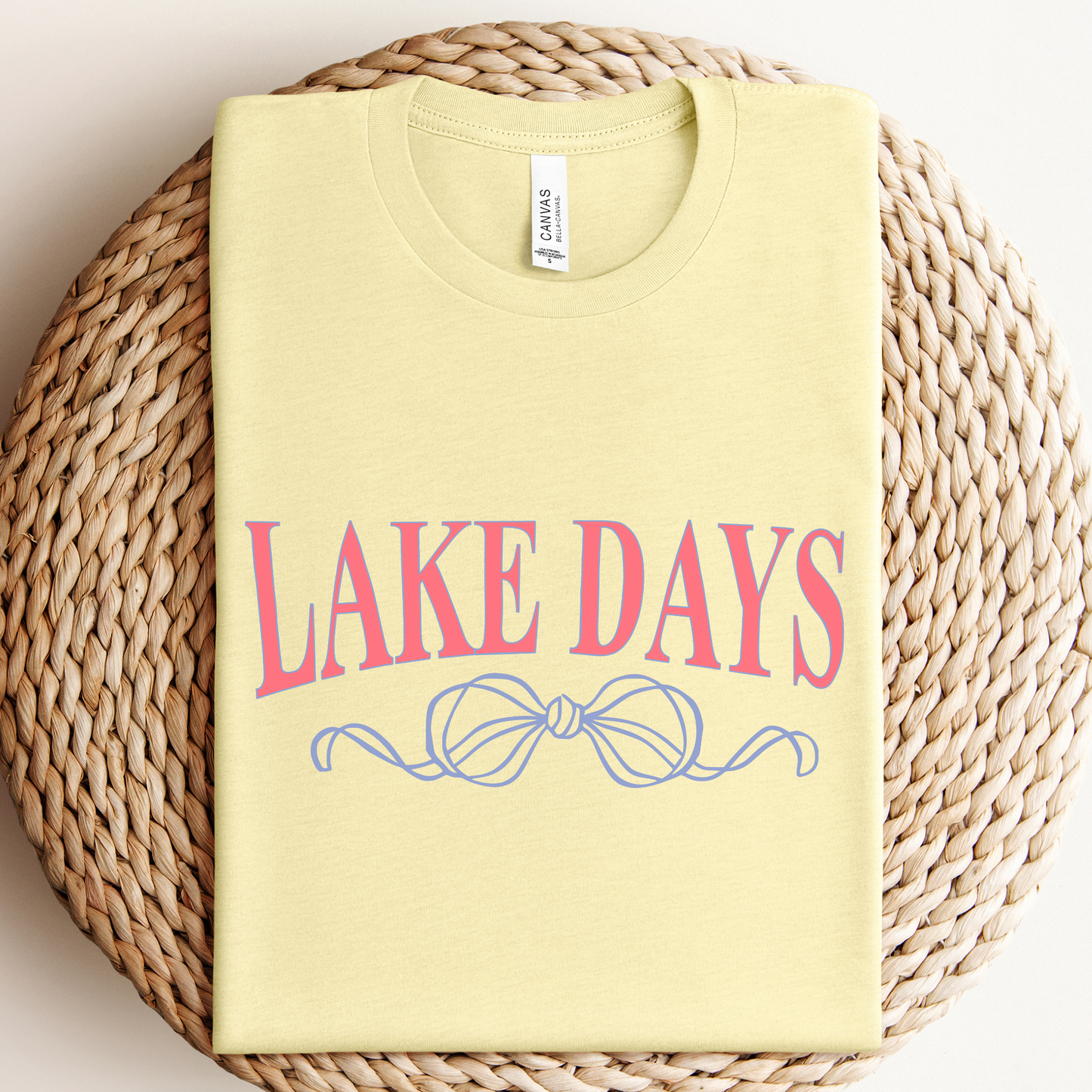 Lake Days Bow Graphic Tee