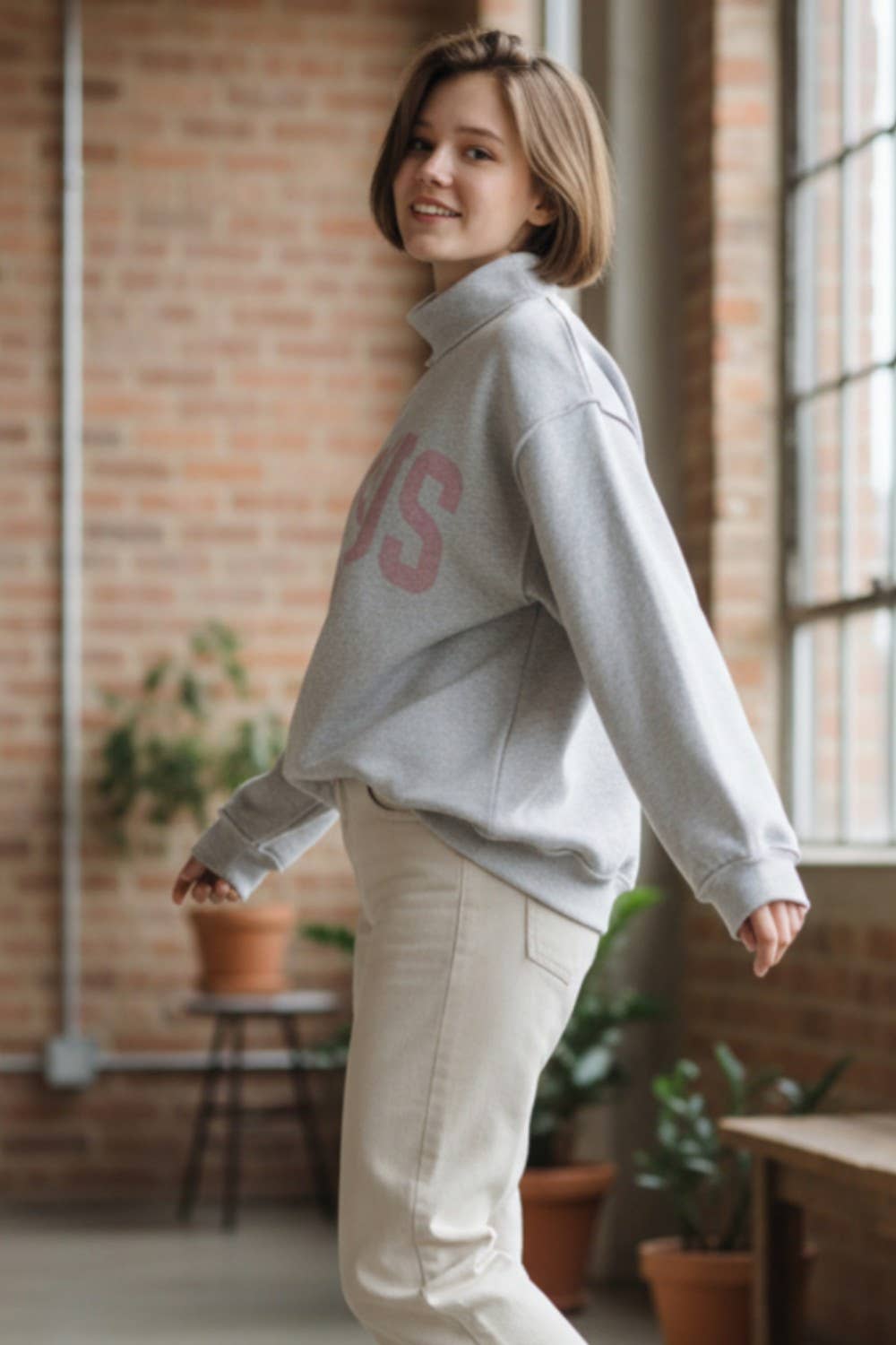 IT2594-JESUS | 'JESUS & GOD IS GOOD' Reversible Sweatshirt