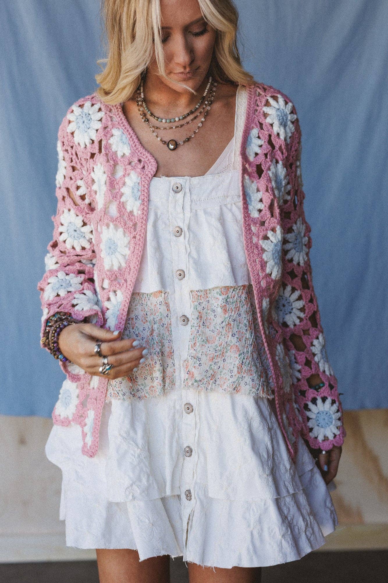 Wild And Dreamy Cardigan - Mauve