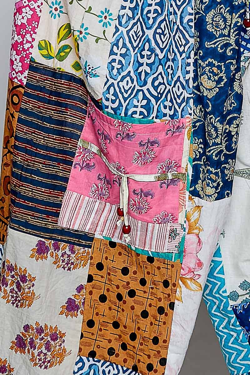 One-of-a-Kind Boho Printed Woven Jogger Pants