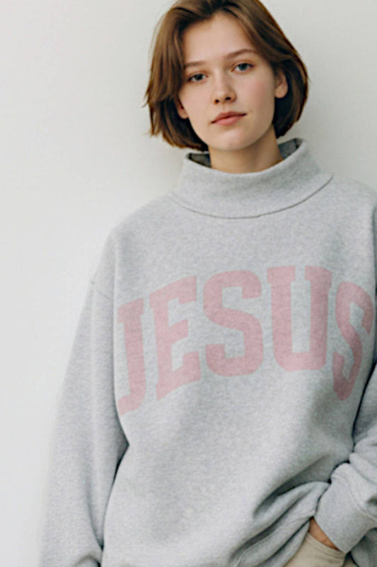 IT2594-JESUS | 'JESUS & GOD IS GOOD' Reversible Sweatshirt
