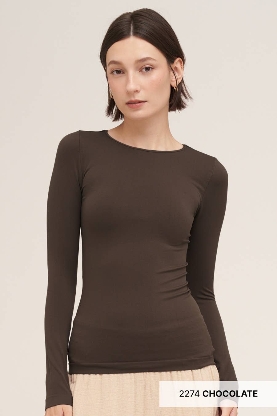 NS5423 - Long Sleeve Crew Neck Top