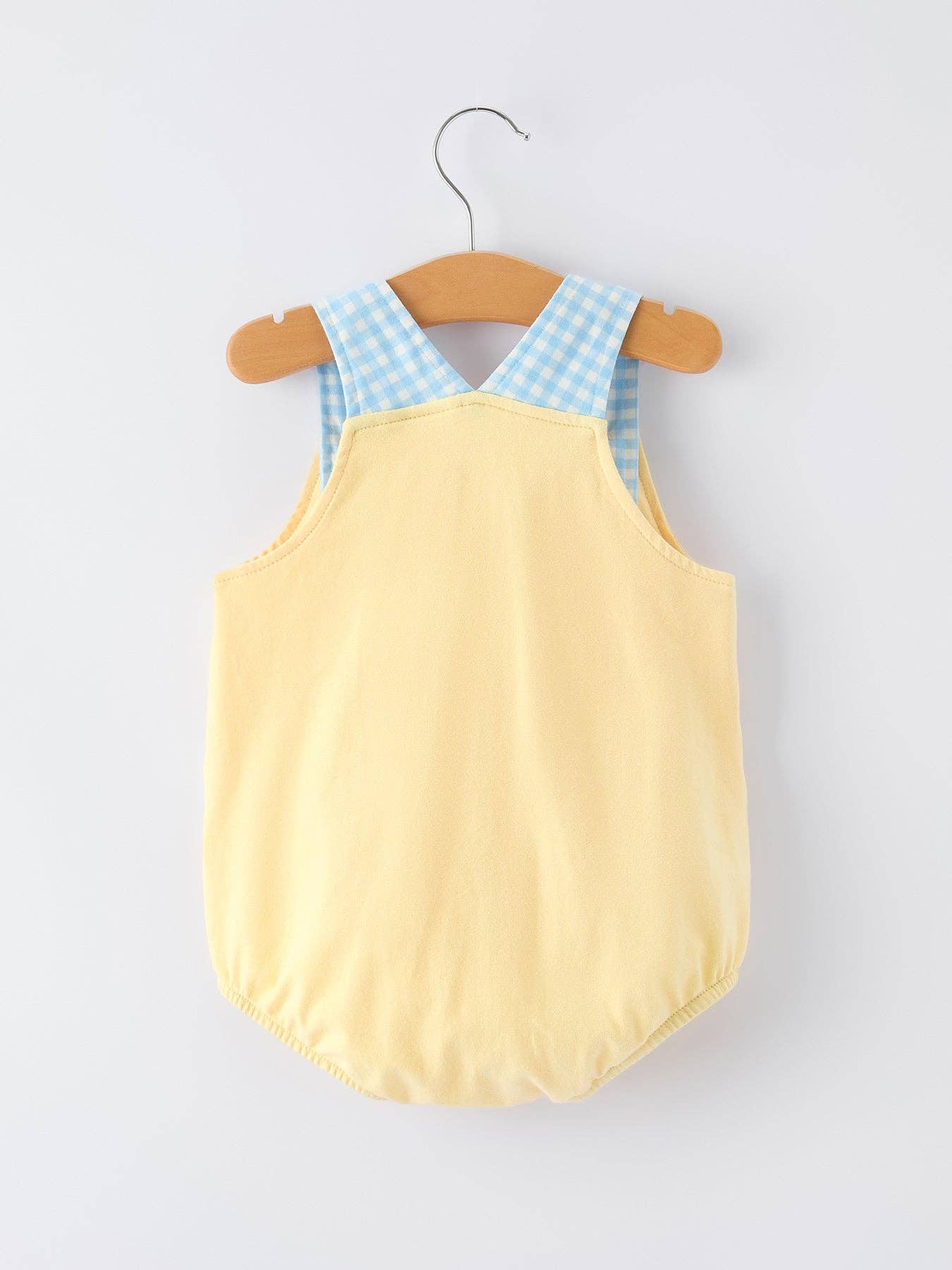 "MAMA'S BESTIE " Embroidered Baby Boy Romper